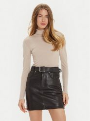 JDY Golf Cirkeline 15307910 Beżowy Slim Fit. Brązowe swetry JDY, l, bez wzorów, z wiskozy, bez ramiączek. Za 59.99 zł.