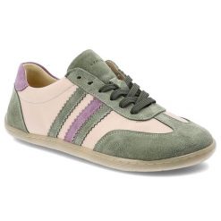 Półbuty barefoot damskie Armodo, skóra naturalna zamszowe wstawki miękka wyściółka klasyczne sznurowanie lekka i elastyczna podeszwa, zielone, n1299-. Zielone półbuty wsuwane Armodo, bez wzorów, ze skóry, klasyczne, bez obcasa, na płaskiej podeszwie. Za 359.00 zł.