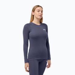 Longsleeve termoaktywny damski Jack Wolfskin Infinite Warm. Szare bielizna termoaktywna damska Jack Wolfskin, bez wzorów, bez ramiączek, narciarskie. Za 219.99 zł.