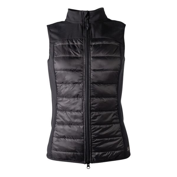 Damska kurtka bez rękawów HKM Basel II. Niebieskie kurtki HKM, xl, bez wzorów, z materiału, eleganckie, bez kaptura. Za 243.50 zł.