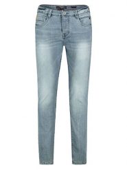 Sublevel Dżinsy - Slim fit - w kolorze błękitnym rozmiar: W33. Niebieskie jeansy Sublevel, z aplikacjami, ze skóry, klasyczne. Za 74.81 zł.