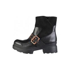 Ana Lublin Buty wysokie za kostke KARIN. Botki Ana Lublin, bez wzorów, za kostkę, bez obcasa, bez zapięcia. Za 166.00 zł.