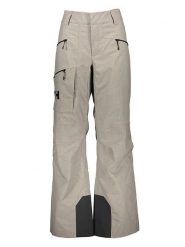 Helly Hansen Spodnie narciarskie "Powderqueen" w kolorze beżowym rozmiar: XS. Brązowe spodnie dresowe Helly Hansen, bez wzorów, z materiału. Za 527.10 zł.