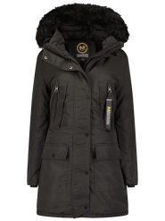 Maison Montaigne Parka "Cormai" w kolorze czarnym rozmiar: L. Czarne płaszcze Maison Montaigne, l, bez wzorów, bez kaptura. Za 259.74 zł.