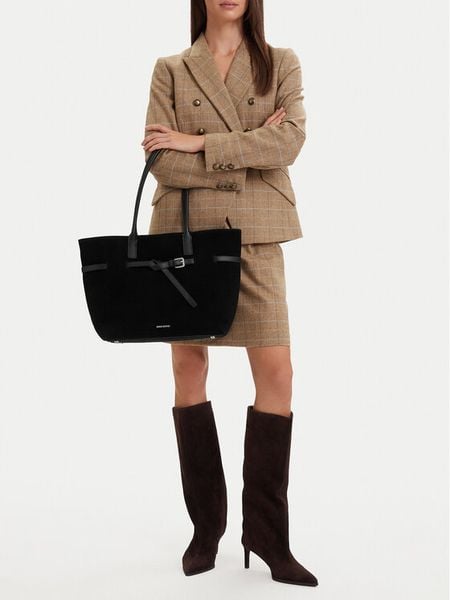 GINO ROSSI Torebka EO-LA224-19592-1 Czarny. Czarne shopper bag Gino Rossi, bez wzorów, ze skóry, bez dodatków. Za 459.99 zł.