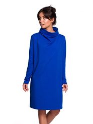 Bewear Sukienka w kolorze kobaltowym rozmiar: L. Niebieskie sukienki Bewear, l, bez wzorów, bez kołnierzyka, bez ramiączek, maxi. Za 185.74 zł.