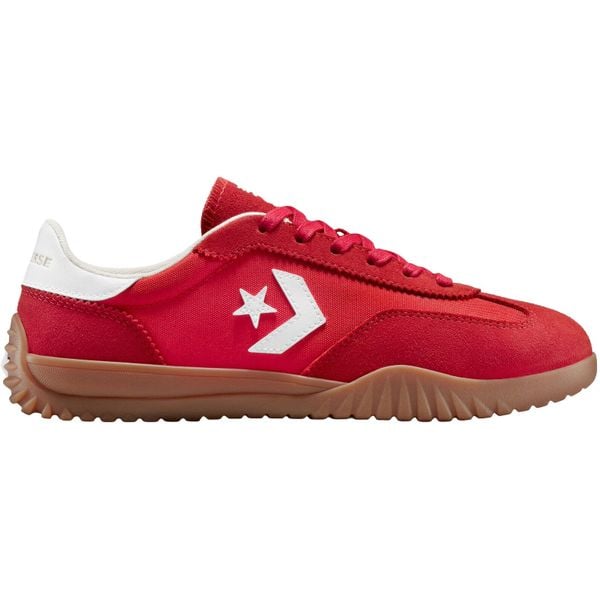Buty sportowe Converse Run Star Trainer Suede. Czerwone buty treningowe Converse, bez wzorów, z materiału, bez zapięcia. Za 490.00 zł.