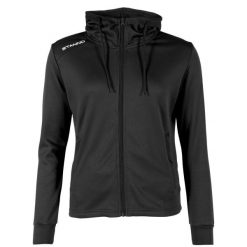 Damska bluza dresowa z kapturem zapinana na zamek błyskawiczny Stanno Field. Czarne bluzy STANNO, l, bez wzorów, z dresówki, z kapturem. Za 183.00 zł.