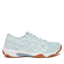 Buty halowe Asics. Czarne buty sportowe lifestyle ASICS, bez wzorów, bez zapięcia. Za 279.99 zł.