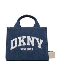 DKNY Torebka R52ADC80 Niebieski. Niebieskie torebki klasyczne DKNY, bez wzorów, z materiału, bez dodatków. Za 309.99 zł.