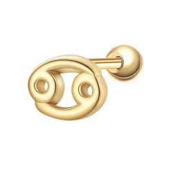 Glanzstücke München Piercing Sterling Silber gelbgold Kolczyki 1 ct Damski. Żółte kolczyki Glanzstücke München, pozłacane. Za 110.49 zł.