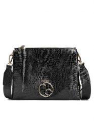 Nobo Torebka BAGT934 Czarny. Czarne listonoszki NOBO, bez wzorów, ze skóry, bez dodatków. Za 149.99 zł.