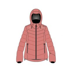 Kurtka damska turystyczna damska CMP 33W0376. Czerwone kurtki narciarskie CMP, na zimę, l, bez wzorów, bez kaptura, narciarskie. W wyprzedaży za 789.50 zł.