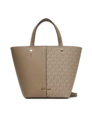 MICHAEL Michael Kors Torebka 32T5GFFC1B Beżowy. Brązowe torebki klasyczne MICHAEL Michael Kors, bez wzorów, ze skóry, bez dodatków. Za 899.99 zł.