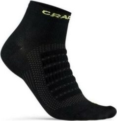 Skarpety Sportowe Craft Adv Dry Mid Czarny. Czarne skarpetki Craft, bez wzorów, z materiału. Za 141.50 zł.
