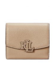LAUREN RALPH LAUREN Mały Portfel Damski Cameryn 432966782005 Beżowy. Brązowe portfele Lauren Ralph Lauren, bez wzorów, ze skóry. Za 409.99 zł.