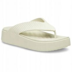 Japonki Dla Dorosłych Crocs Getaway Groove Platform Flip. Brązowe japonki Crocs, bez wzorów, z materiału. Za 191.99 zł.