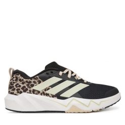 Buty na siłownię adidas. Czarne buty treningowe adidas, bez wzorów, bez zapięcia, na fitness i siłownię. Za 299.99 zł.