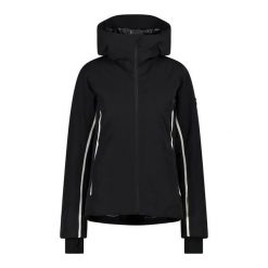 Kurtka damska turystyczna CMP 31W0036. Czarne kurtki narciarskie CMP, na zimę, l, bez wzorów, bez kaptura, narciarskie. W wyprzedaży za 1,106.00 zł.