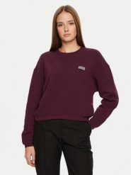 American Vintage Bluza Izubird IZU03AH24 Bordowy Regular Fit. Czerwone bluzy American Vintage, l, bez wzorów, z bawełny, bez kaptura. Za 239.99 zł.