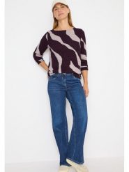 Cecil Sweter w kolorze fioletowym rozmiar: S. Różowe swetry Cecil, s, bez wzorów, bez ramiączek. Za 148.96 zł.