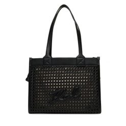 Torebka KARL LAGERFELD. Czarne torebki klasyczne KARL LAGERFELD, bez wzorów, klasyczne, bez dodatków. Za 699.99 zł.