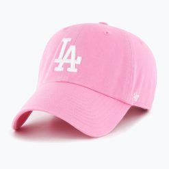 Czapka z daszkiem 47 Brand MLB Los Angeles Dodgers CLEAN UP. Czerwone czapki z daszkiem 47 Brand, bez wzorów. Za 93.99 zł.