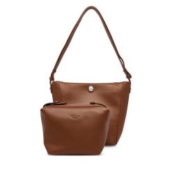 Torebka Weekend Max Mara. Brązowe listonoszki Weekend Max Mara, bez wzorów, bez dodatków. Za 1,739.00 zł.