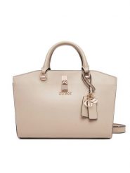 Guess Torebka HWVG96 55060 Beżowy. Brązowe torebki klasyczne Guess, z aplikacjami, ze skóry, bez dodatków. Za 399.99 zł.