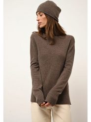 Just Cashmere Kaszmirowy sweter "Lexie" w kolorze brązowym rozmiar: XXL. Brązowe swetry Just Cashmere, xxl, bez wzorów, z kaszmiru, bez ramiączek. Za 467.95 zł.