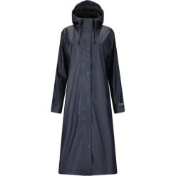 Długa wodoodporna kurtka PU damska Weather Report Typhoon. Niebieskie kurtki Weather Report, bez wzorów, bez kaptura. Za 356.50 zł.