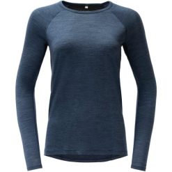 Bluza termoaktywna damska Devold Endurance Merino 130 Shirt. Niebieskie bluzy Devold, m, bez wzorów, z materiału, bez kaptura, na fitness i siłownię. Za 357.49 zł.