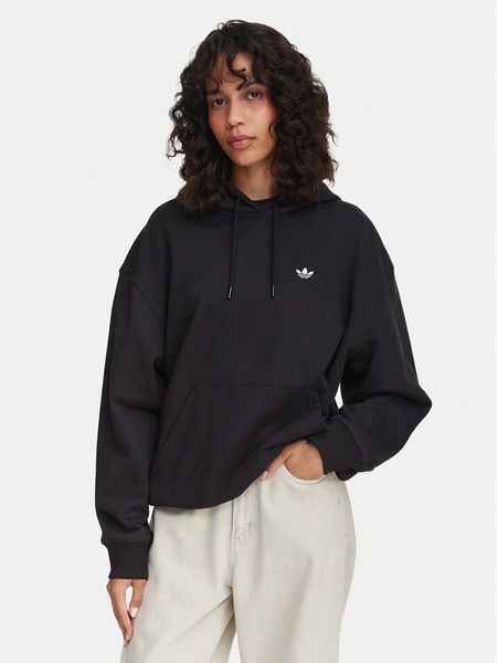 Adidas Bluza Essentials KR3605 Czarny Oversize. Czarne bluzy adidas, xs, bez wzorów, z bawełny, bez ramiączek, bez kaptura. Za 259.99 zł.