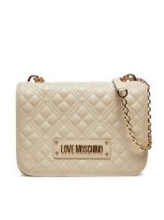 LOVE MOSCHINO Torebka JC4000PP0LLA0110 Écru. Kopertówki Love Moschino, bez wzorów, ze skóry, wizytowe, bez dodatków. Za 959.99 zł.