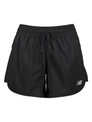 New Balance Szorty sportowe "Core 5" w kolorze czarnym rozmiar: S. Czarne szorty sportowe New Balance, bez wzorów, z materiału, outdoorowe. Za 114.17 zł.