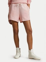 Polo Ralph Lauren Szorty sportowe 211965103006 Różowy Straight Fit. Czerwone szorty sportowe Polo Ralph Lauren, bez wzorów, z bawełny. Za 459.99 zł.
