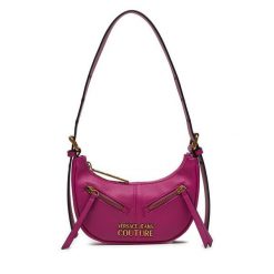 Torebka Versace Jeans Couture. Czerwone listonoszki Versace Jeans Couture, bez wzorów, z jeansu, bez dodatków. Za 519.99 zł.