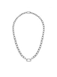 Daniel Wellington Naszyjnik Crystal Link DW00400607 Srebrny. Szare naszyjniki Daniel Wellington, z tworzywa sztucznego, metalowe. Za 449.99 zł.