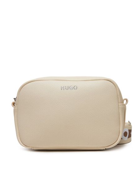 HUGO Torebka Bel 50490172 Écru. Listonoszki Hugo, bez wzorów, ze skóry, bez dodatków. Za 479.99 zł.