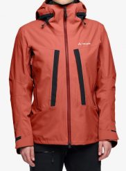 Kurtka z membraną damska Vaude Monviso 2,5L Jacket. Czerwone kurtki Vaude, l, bez wzorów, z materiału, bez kaptura. Za 919.59 zł.