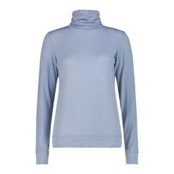 Sweter okrągły dekolt z wełny merino damski CMP. Niebieskie swetry CMP, xl, bez wzorów, z wełny, bez ramiączek. Za 306.50 zł.