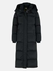 Woolrich Płaszcz puchowy "Kelly" w kolorze czarnym rozmiar: S. Czarne płaszcze Woolrich, s, bez wzorów, z puchu, bez kaptura. Za 3,346.38 zł.