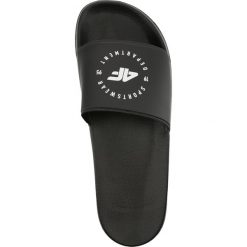 Klapki damskie KLD202 - głęboka czerń. Klapki marki 4f. Za 59.99 zł.