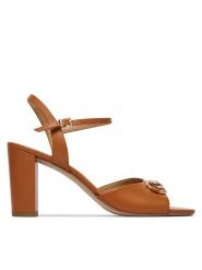 HÖGL Sandały 1-107423 Brązowy. Brązowe sandały Högl, bez wzorów, ze skóry, bez obcasa, na słupku, bez zapięcia. Za 799.99 zł.