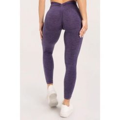 Legginsy fitness damskie Gym Glamour seamless deep push up. Fioletowe legginsy GYM GLAMOUR, bez wzorów, glamour. Za 169.99 zł.