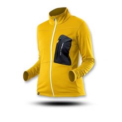 Bluza Trimm MICRON LADY. Żółte bluzy TRIMM, na zimę, bez wzorów, sportowe, bez ramiączek, bez kaptura. W wyprzedaży za 140.00 zł.