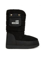 LOVE MOSCHINO Śniegowce JA24452G0NISM00A Czarny. Czarne śniegowce Love Moschino, bez wzorów, z materiału, bez zapięcia. Za 669.99 zł.