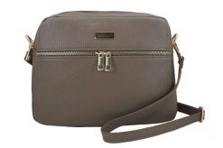Listonoszka skórzana BARBERINI'S 979-9 c. beżowa. Brązowe shopper bag Barberinis, bez wzorów, ze skóry, biznesowe, duże, bez dodatków. Za 229.99 zł.