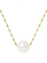 Pearl Addict Złoty naszyjnik z perłą - dł. 42 cm rozmiar: onesize. Białe naszyjniki Pearl Addict, z materiału, z perłą, złote. Za 782.99 zł.