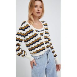 Pepe Jeans kardigan damski lekki. Swetry Pepe Jeans, l, bez wzorów, z jeansu, bez ramiączek. Za 339.99 zł.